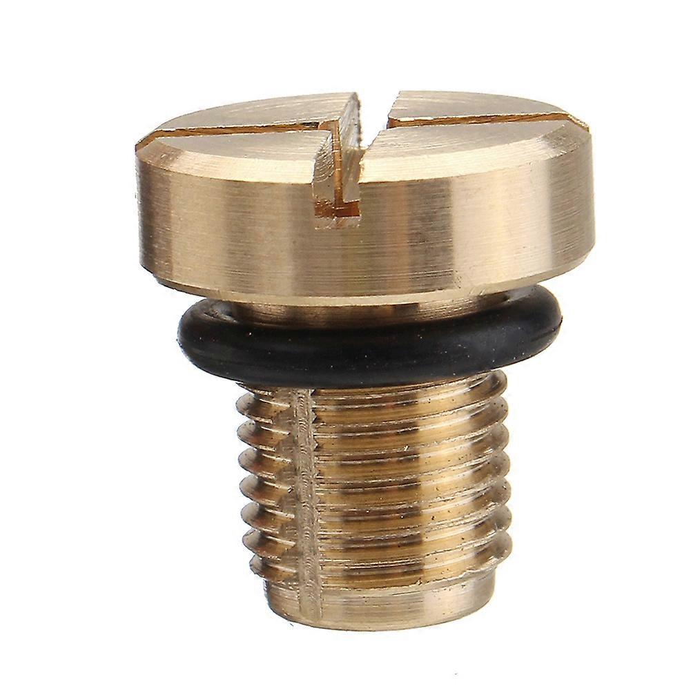 Brass Radiator Bleed Screw - with Rubber O Ring & Permanent - for BMW E30 E36 E46 & Mini