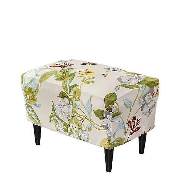 Ottoman Slipcover Stretch Ottoman Covers Rectangular, Footstool C