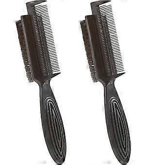 Double-Sided Hair Brushes for Cleaning with 8Pcs Handheld Bristle Set