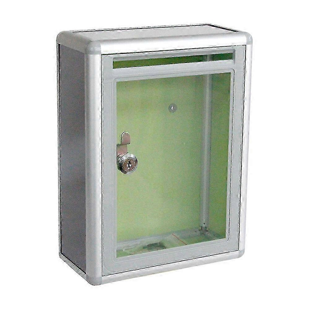 Lockable Wall Mount Mailbox with Key Lock for Mail Post and Ballot Use