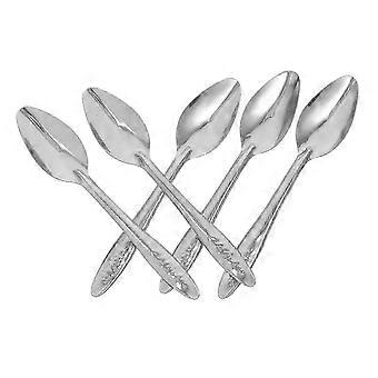 Papageien-Fütterungslöffel Silber für Milchfütterung 5-teiliges Edelstahl-Löffelset