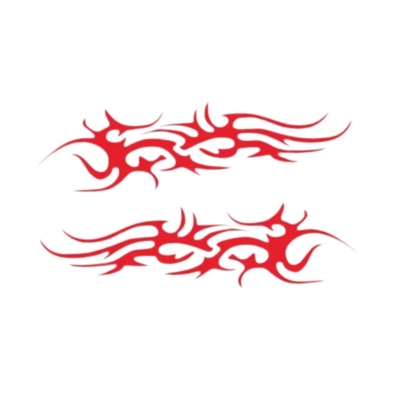2Pcs Car Sticker Decal Car Decals Simple Installation Creative Scratch Decal