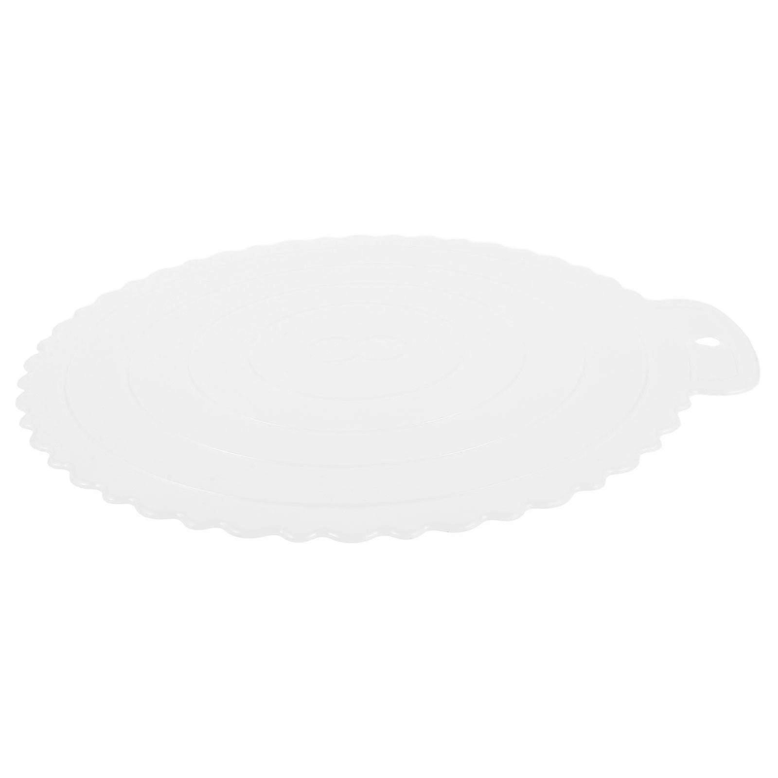 White Cake Board Reusable Model compatible with Cake Display - Thickened ABS