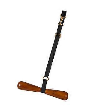 T-vormige zadelhanger, elegante houten zadelhaak, hanger voor paardendekjes om paardrijspullen netjes op te hangen, duurzaam, meerkleurig