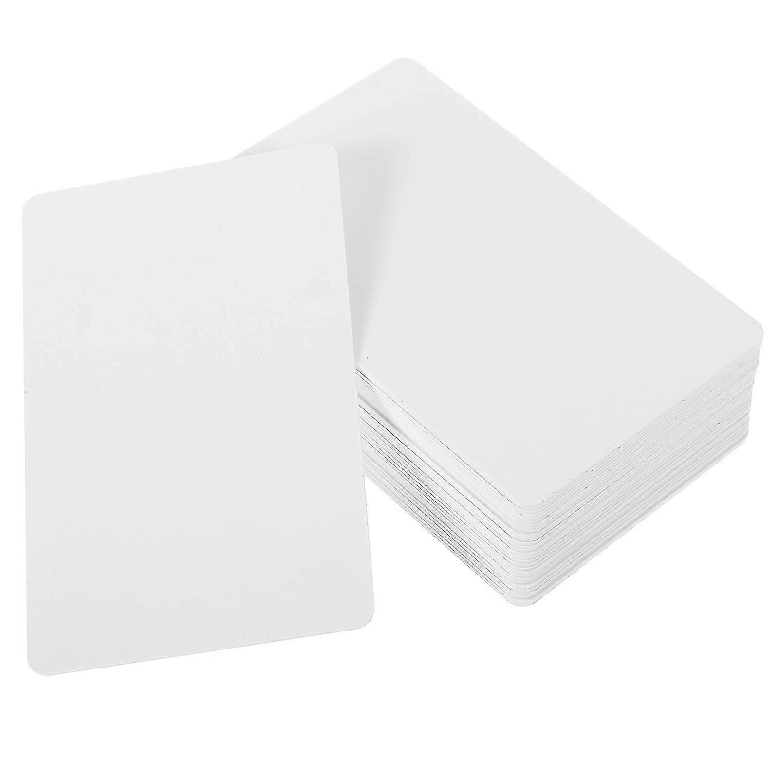 PVC Blank Cards for Access Control System 30Pcs White Material