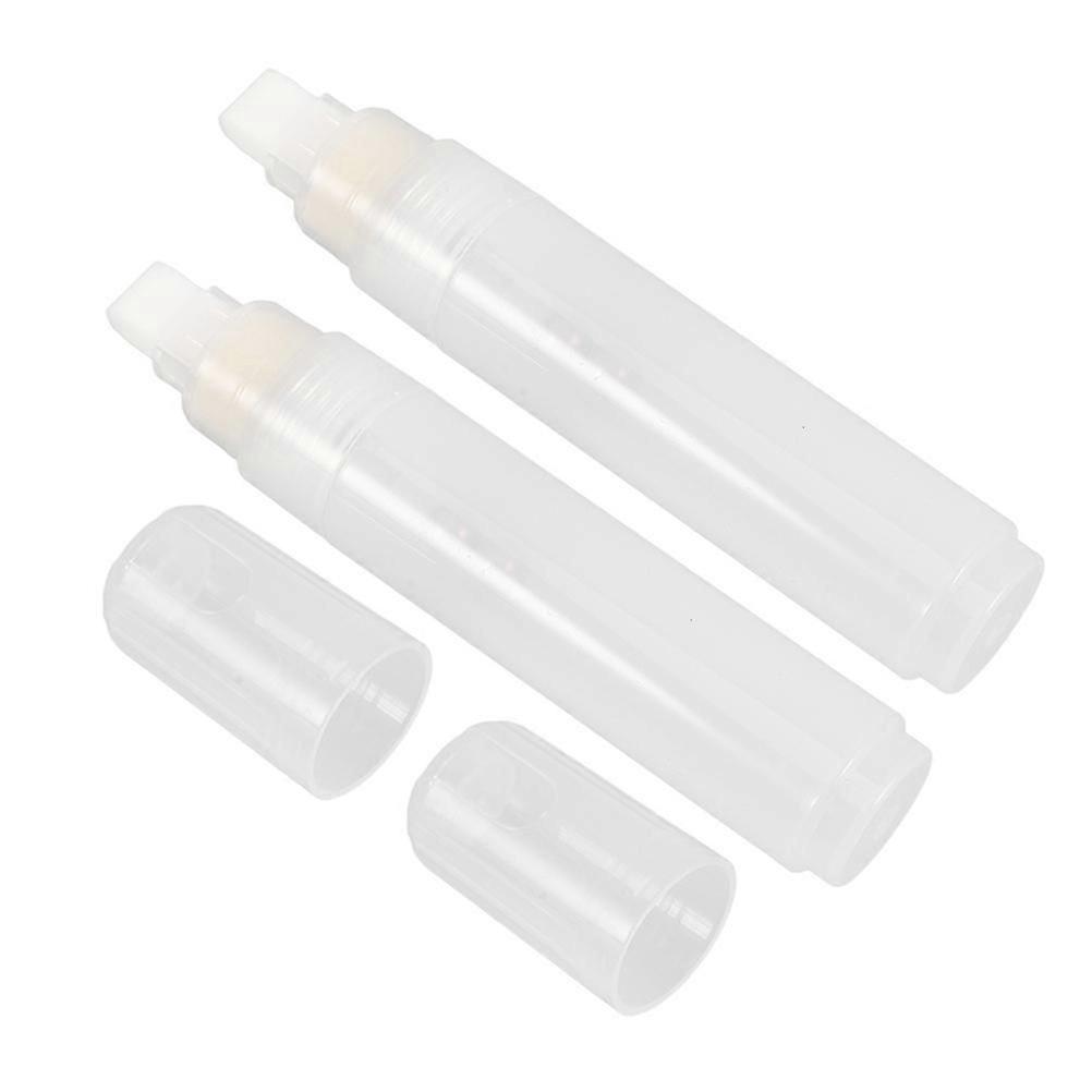 Refillable Transparent Paint Markers for Precise Writing 2Pcs Set