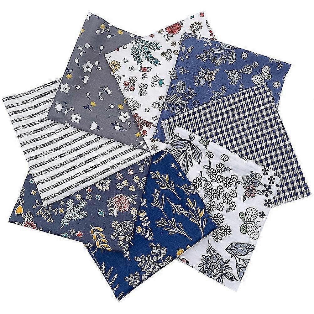 DIY Fabric Cotton Materials compatible with Sewing 1Set 8 Pieces Assorted Patterns