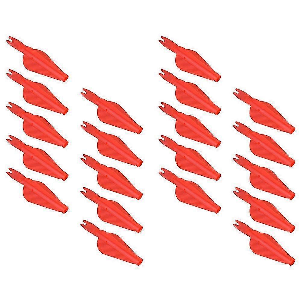 Tail Arrow Tail Plastic for Training 20Pcs Red