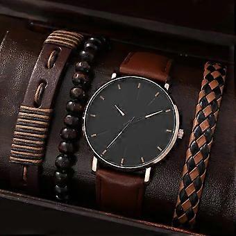 Mens Quartz Watches Fashion Simple Business Belt Quartz Watch Men Watch Student Wristwatch Relogio Masculino