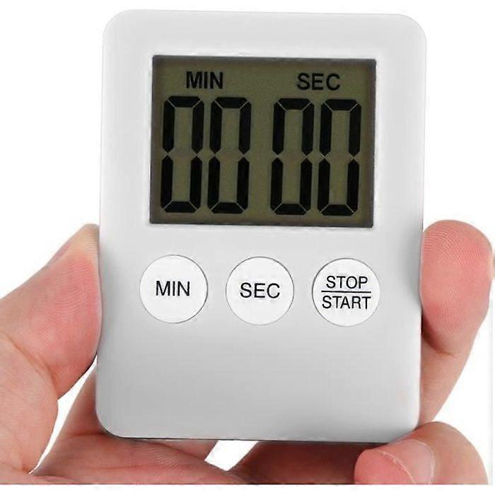 Digital Kitchen Timer with Stopwatch, Alarm, Magnet Stand, Branded Workout Buzzer