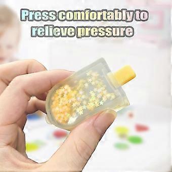 12 Pcs Popsicle Squeeze Fidgets Toy Squishies Set, Ice Cube Stress Sensory Relief Toy, Sensory Stress Relief Toys_hz