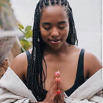Conjunto de 6 peças de joias para dreadlocks africanos, espirais para tranças, acessórios para cabelo, presilhas, tiara, joias femininas.