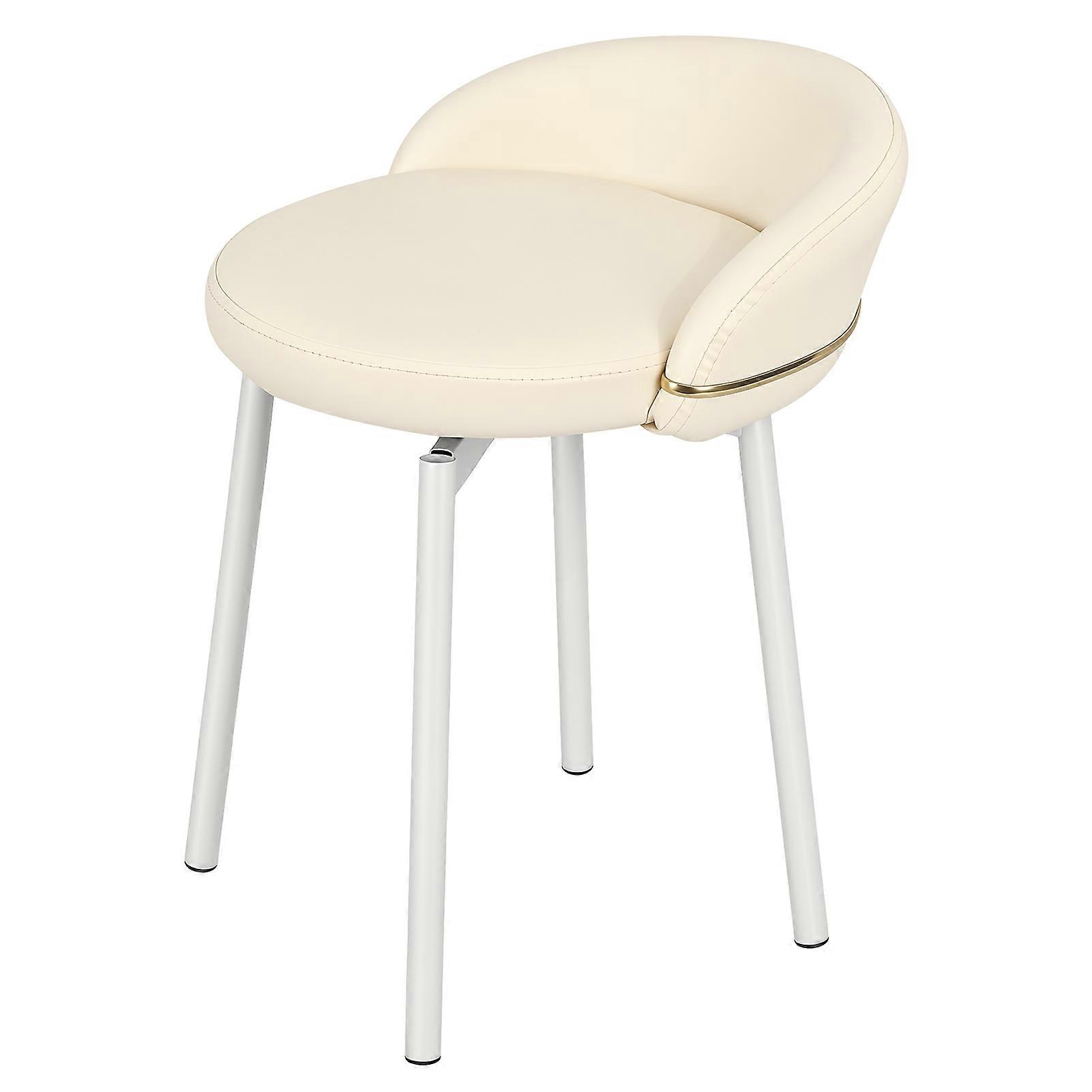 Modern Dressing Stool with Unique Backrest for Bedroom Decor