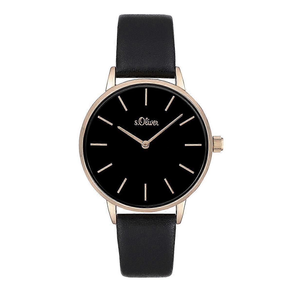 s.Oliver Women's Watch Leather SO-3903-LQ