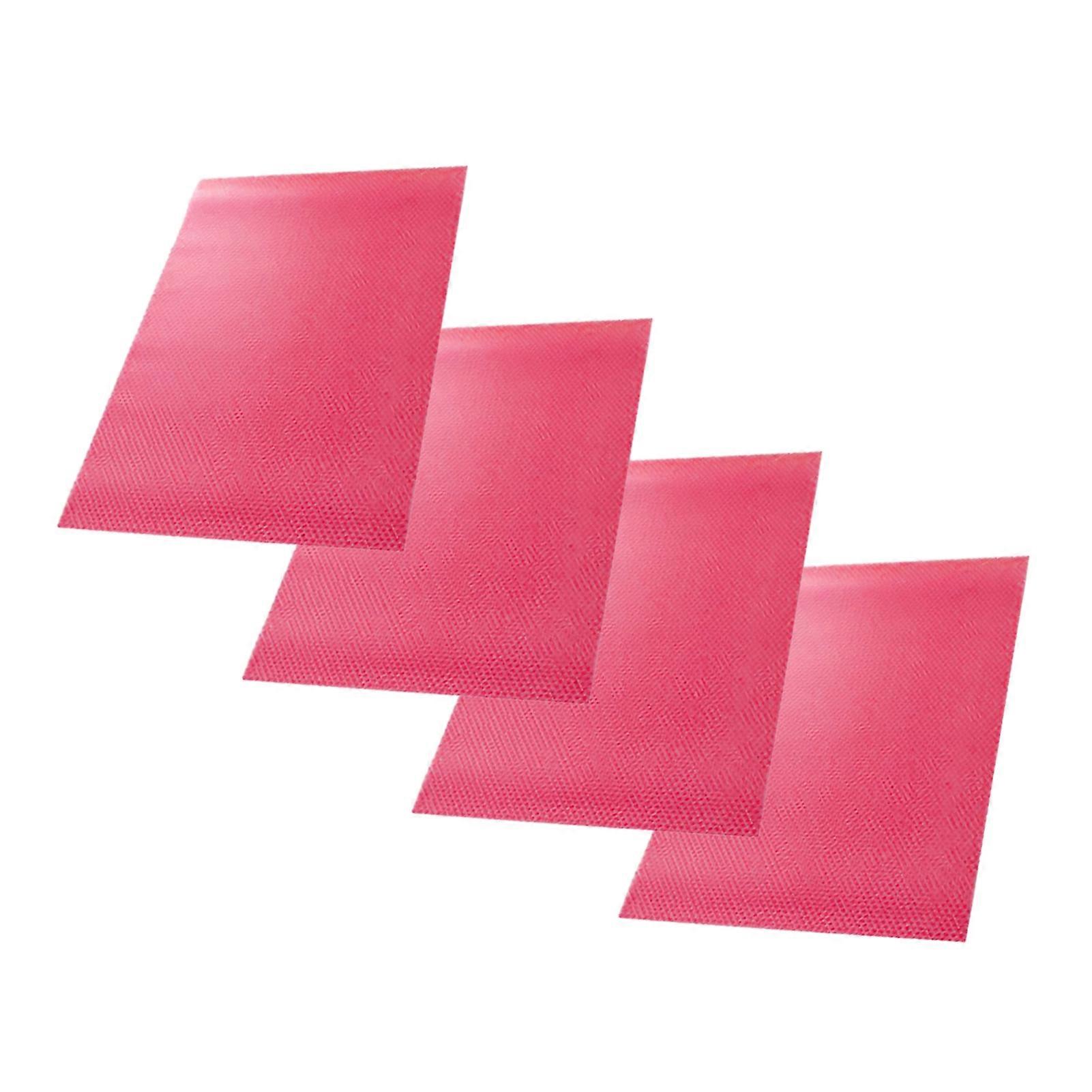 Space Saving 4Pcs Shelf Liners for Kitchen Cabinet and Refrigerator