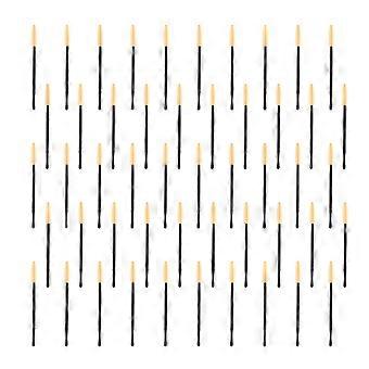 Eyelash Brush Eyebrow Comb for Disposable Use 50Pcs Orange Portable Set