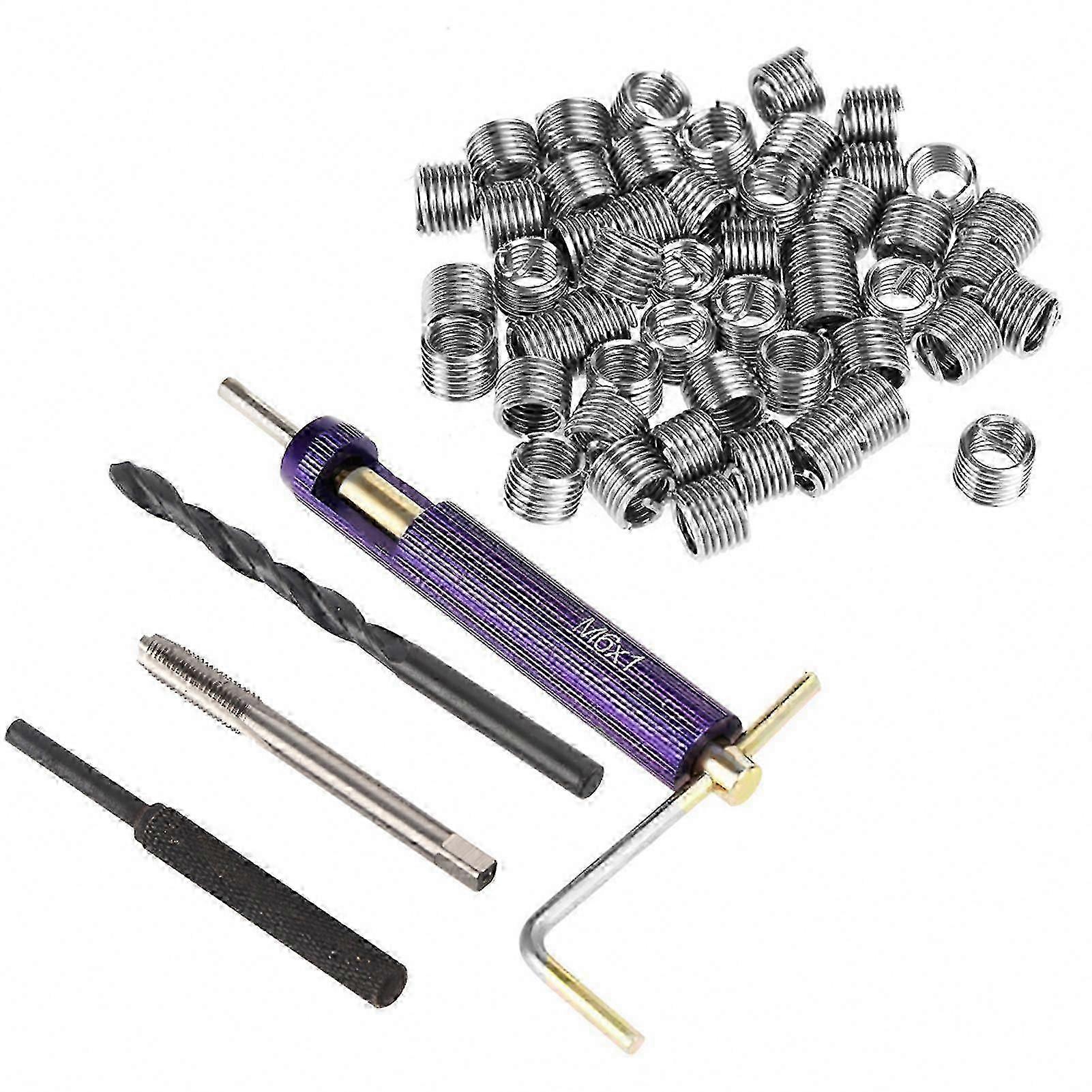 Stainless Steel M6 Threaded Inserts compatible with Repair Kits