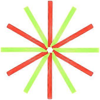 Reflective Slap Band for Running with 12Pcs Safety Reflective Bracelets