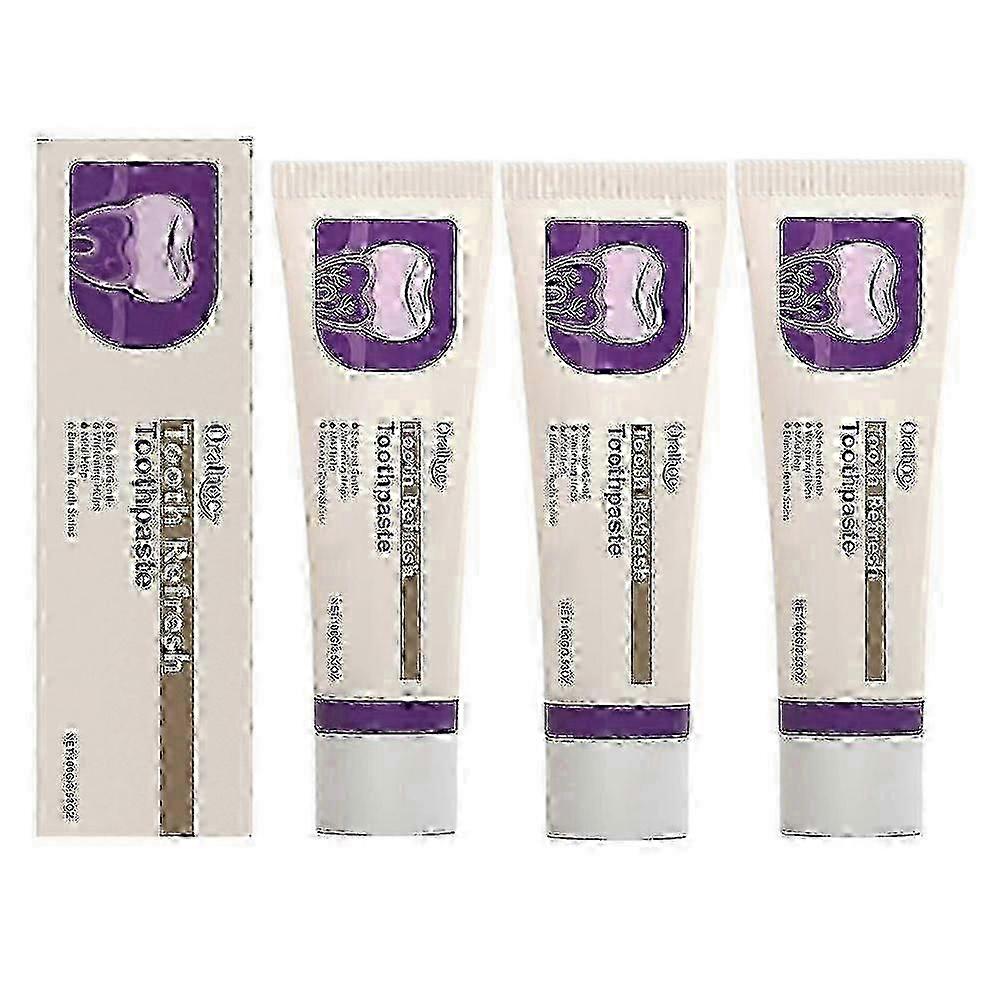 3pcs Nature Tooth Refresh Toothpaste, Hydroxyapatite Toothpaste for Sensitive Teeth, Reverse Wear, Prevent Sensitivity