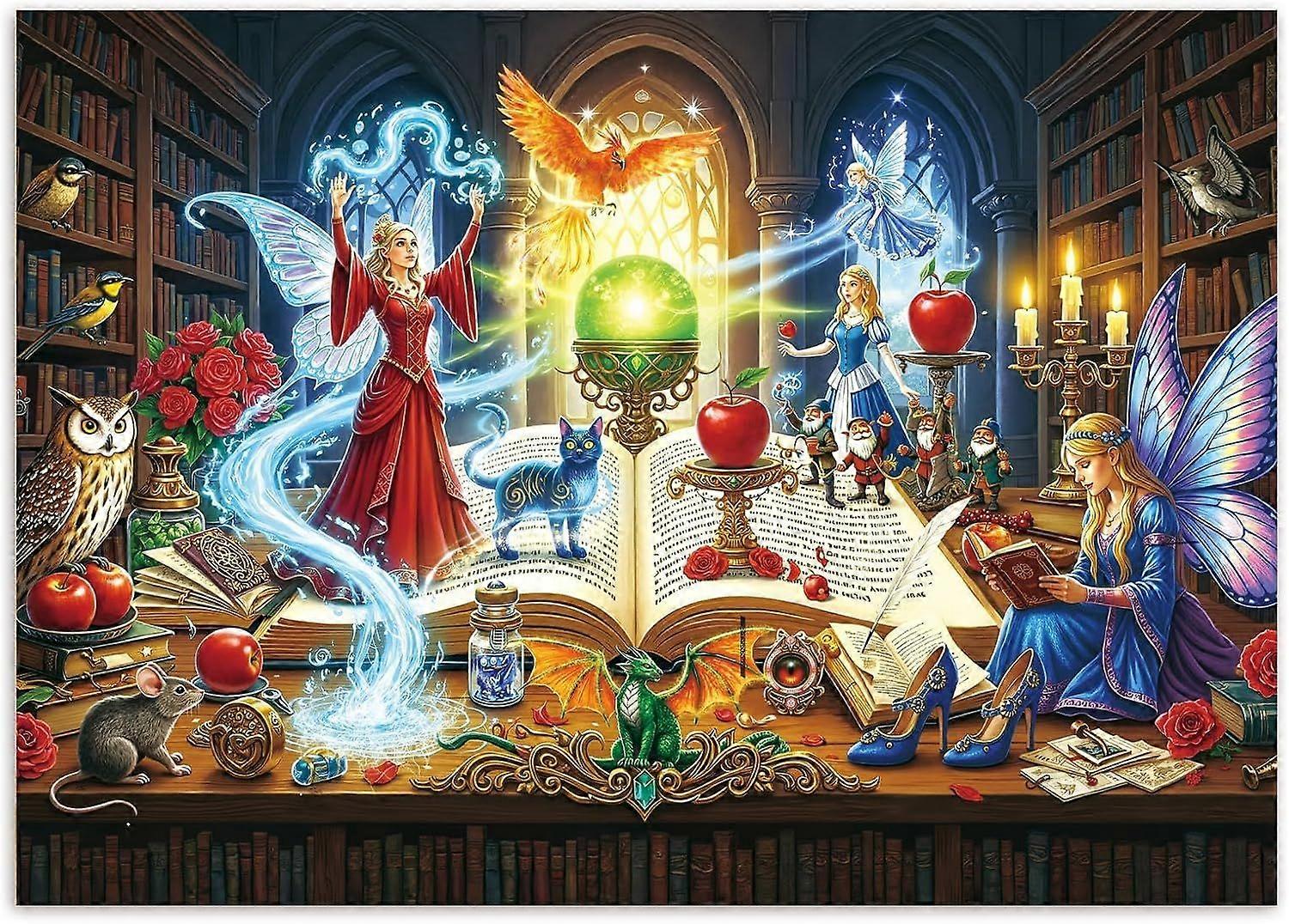 Wizard Magic Book Jigsaw Puzzles for Adults VRE014