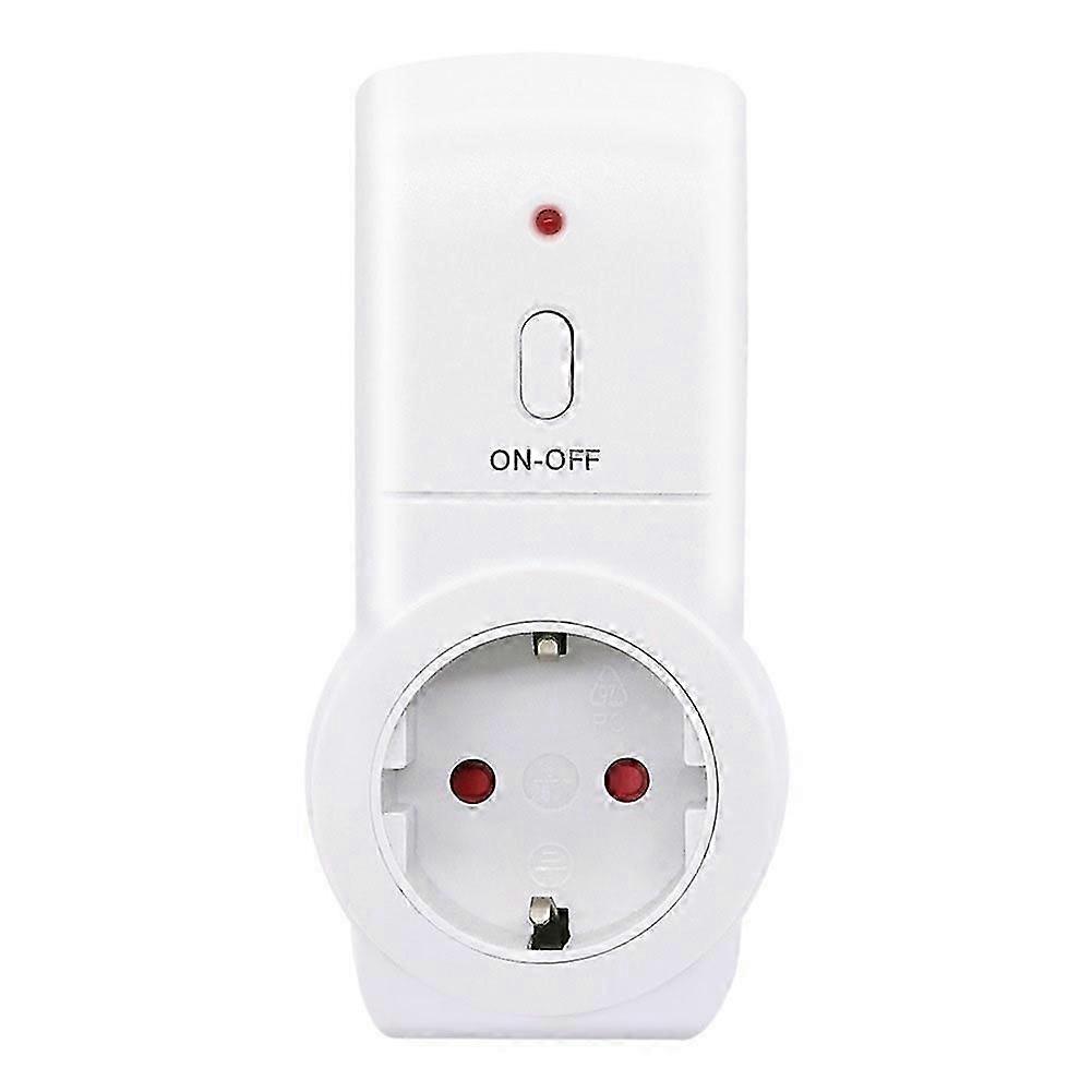 Wireless Remote Control Smart Timer Socket Switch 220V Wall 433mhz Programmable Electrical Outlet Switch EU Plug