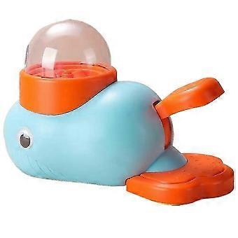 Kleiner gelber Enten-Wal-Gefriertrockner-Leckerli-Spender für Hunde, Spielzeug-Futterspender, Kann Snacks einfrieren