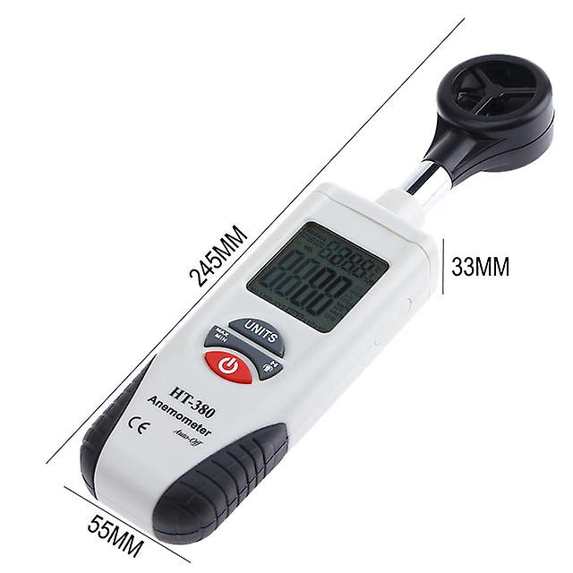 Anemometer portable anemometro thermometer wind speed gauge meter ...