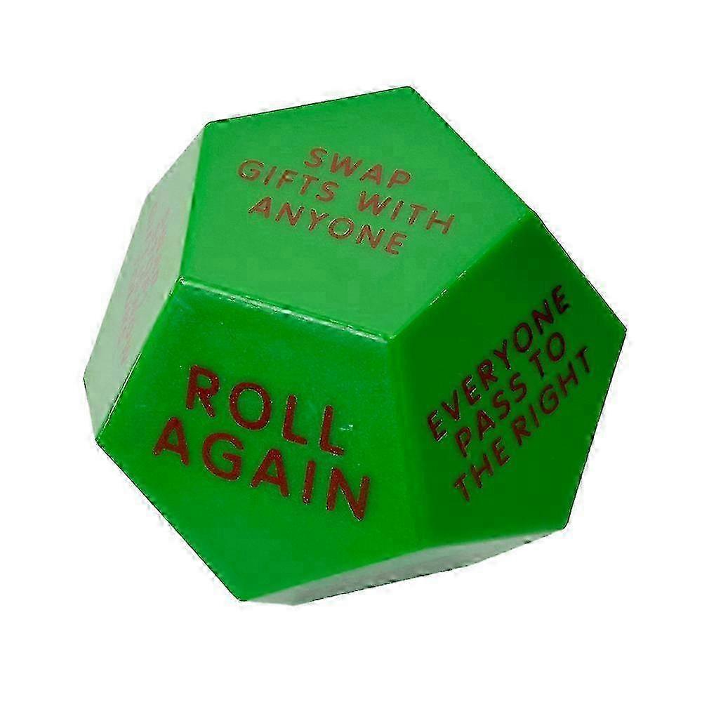 Festive 12-Side Gift Swap Dice