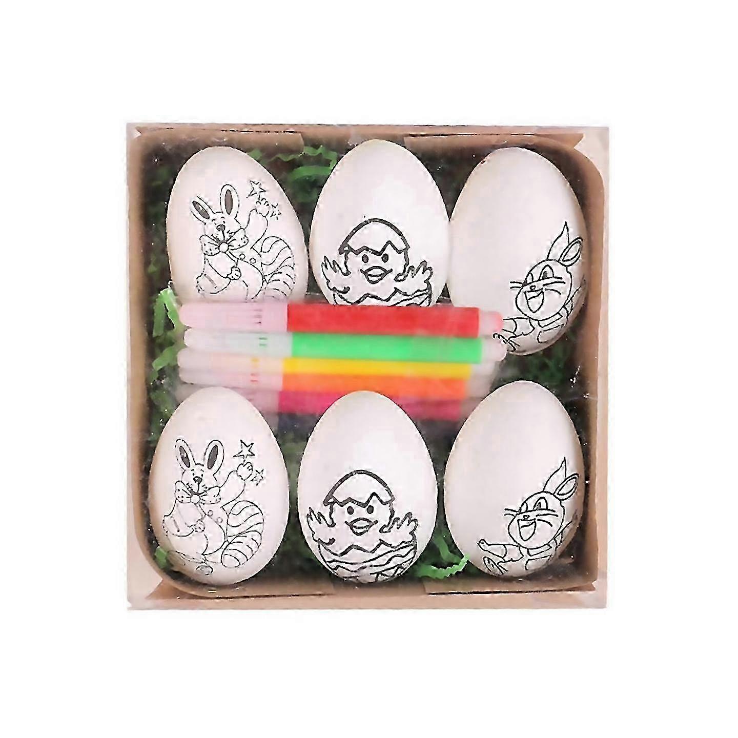 6pc Easter Egg Art Kit For Children