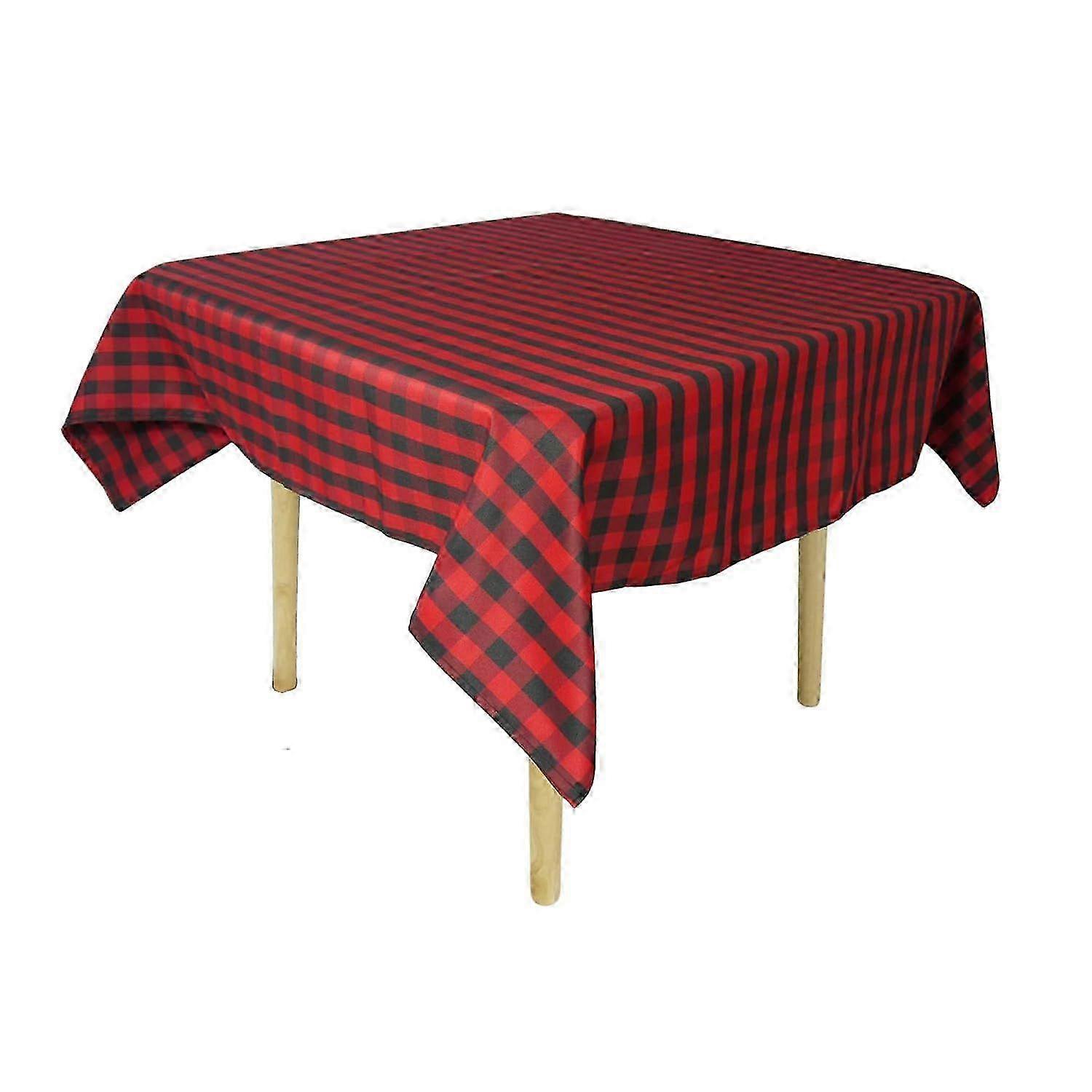 85x85 Inch Polyester Gingham Tablecloth