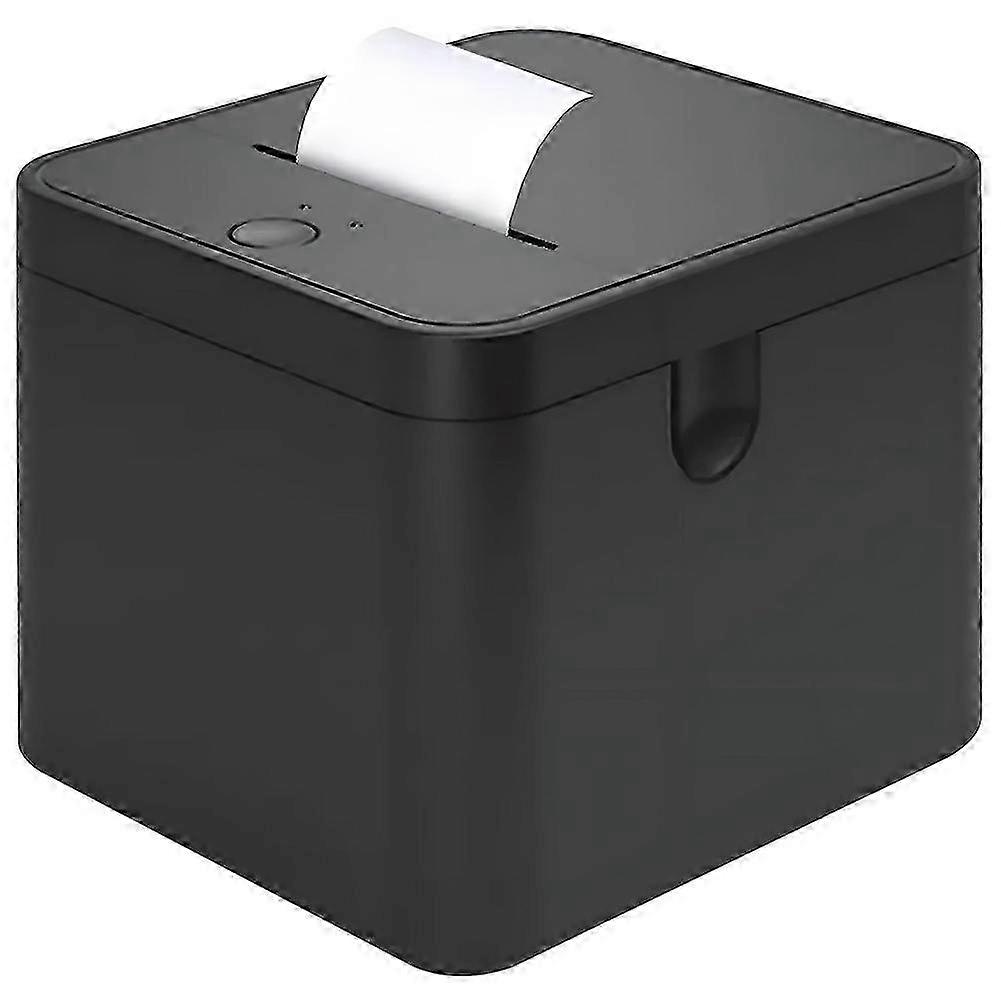 Thermal Receipt Printer, 90mm/s Print Speed, USB Bluetooth, ESC/POS Compatible, iOS/Android, EU Plug