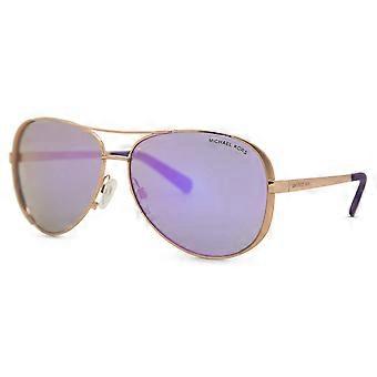 Michael Kors MK5004 CHELSEA 10034V Full Rim Rose Gold Women Pilot Sunglasses UV2 Original