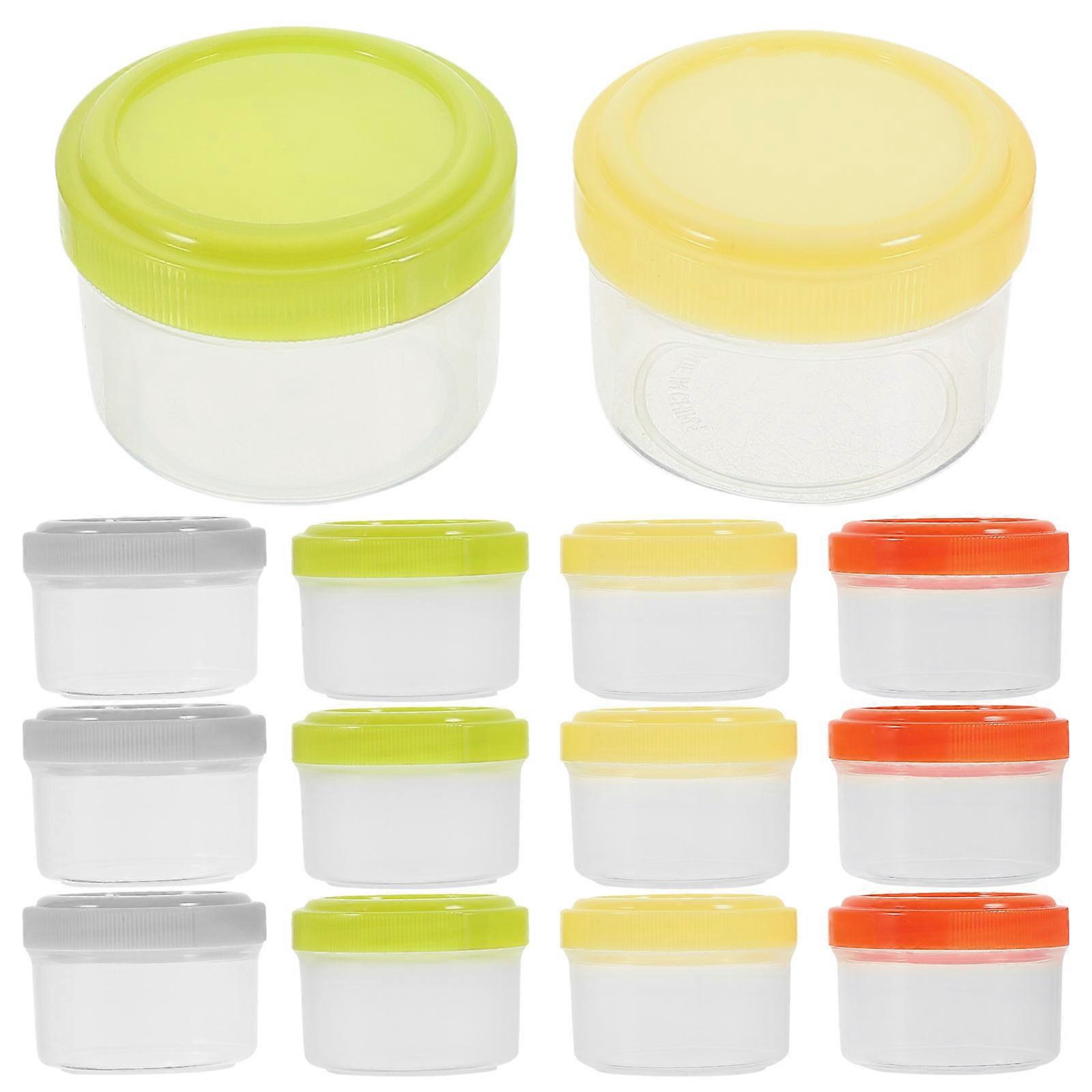 Salad Dressing Container Small Containers for Condiment Use with 16Pcs