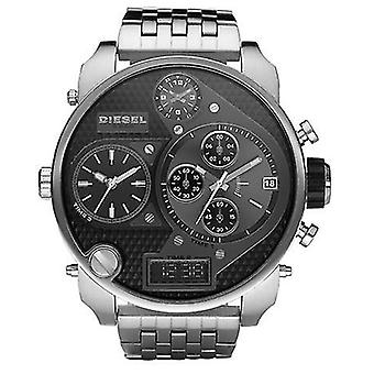Diesel mr daddy Herren Analog/Digital Quarzuhr mit DZ7221 Edelstahl Armband