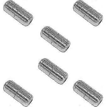 6 Pcs Metal Shoelace Capsules No Tie Clasp Buckle Lock Closure