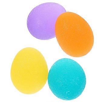 Finger Exercise Grip Ball for Hand Massage 4Pcs Assorted Colors