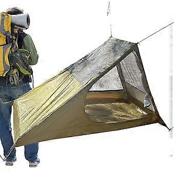1-personstelt let, hurtigt opsat, ventileret net til vandreture, camping og backpacking