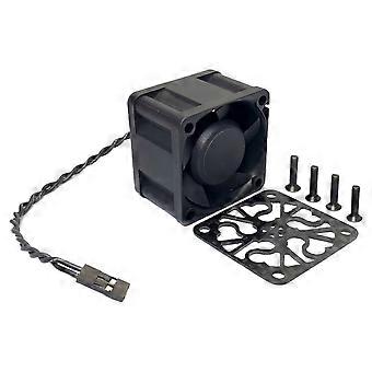 RC-motorventilator 4028, 25000 omdrejninger i minuttet, hurtig køleventilator med dæksel, til ARRMA, Traxxas 1/5, 1/6, 1/7, 1/8 RC-biler, kompatibel med motorer som 4292, 4282, 4274.