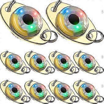 10 Pieces Led Fishing Lures Fishing Spoons Lighted Bait Flasher