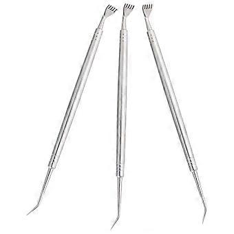 Eyelash Lift Tool Stainless Steel Eyelash Separator Tool 3Pcs for Salon