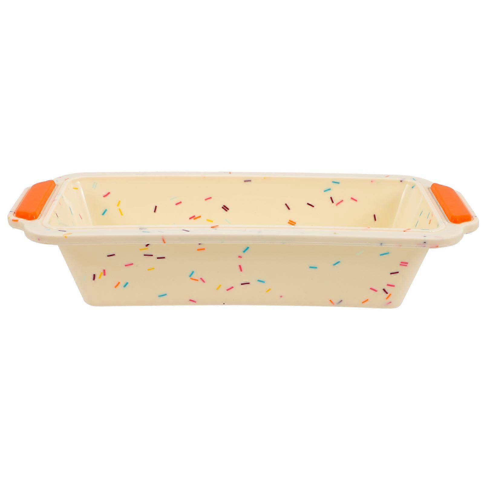 Bread Bake Pan Silicone Heat-resistant Home Use Wave Pattern Base 1Set