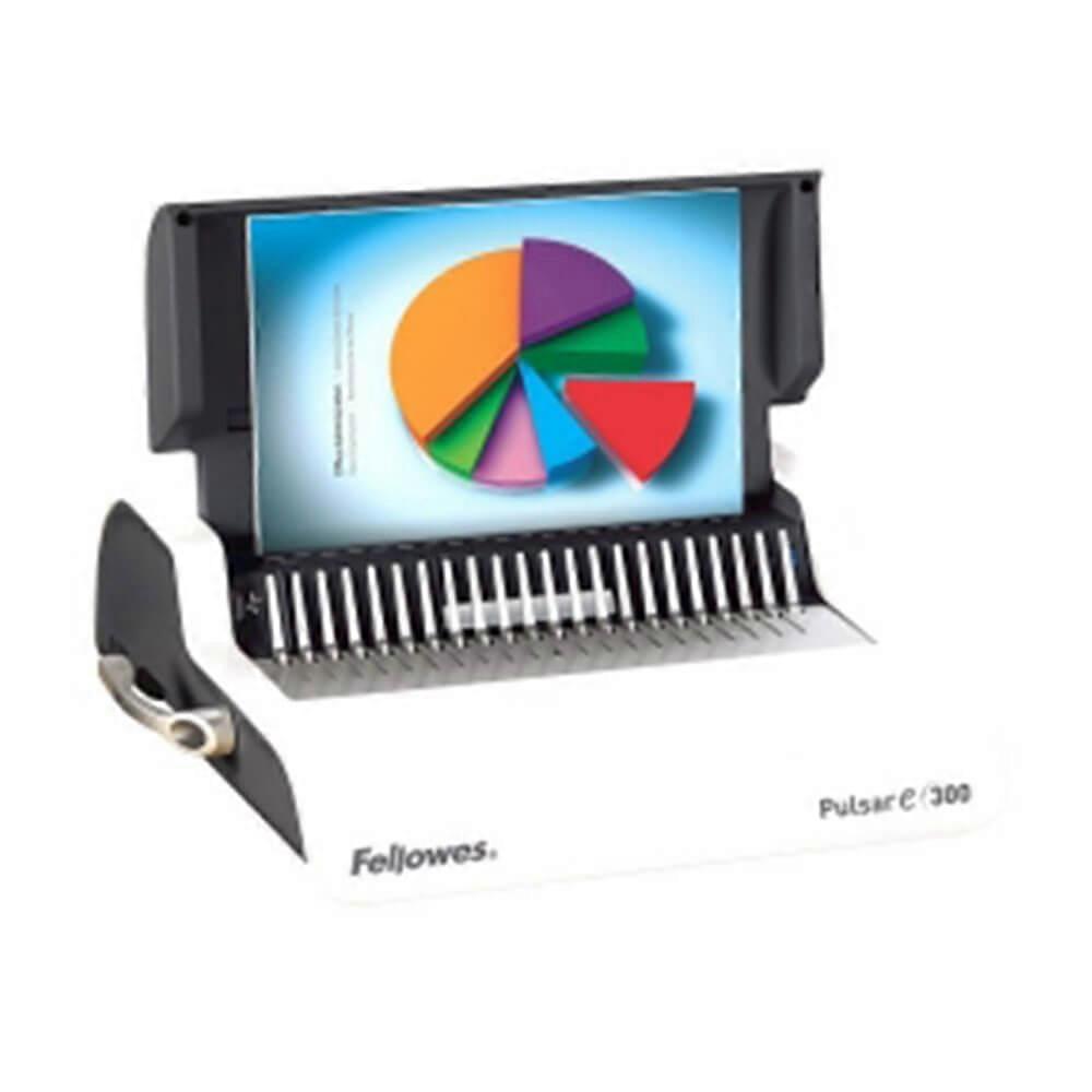 PULSAR ELECTRIC Fellowes Binding Machine Enhanced Accuracy Adjustable Edge Guide