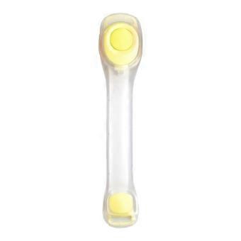 Reflecterende veiligheidsarmband met USB-oplaadfunctie, verlichte LED-armband van PVC-silicone voor fietsen, hardlopen en kamperen.