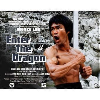ENTER THE DRAGON 1973 Jigsaw Puzzle Bruce Lee John Saxon RNB316