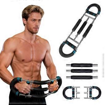 60-110LB U-vormig verstelbaar borsttrainingsapparaat, Twister armtrainer