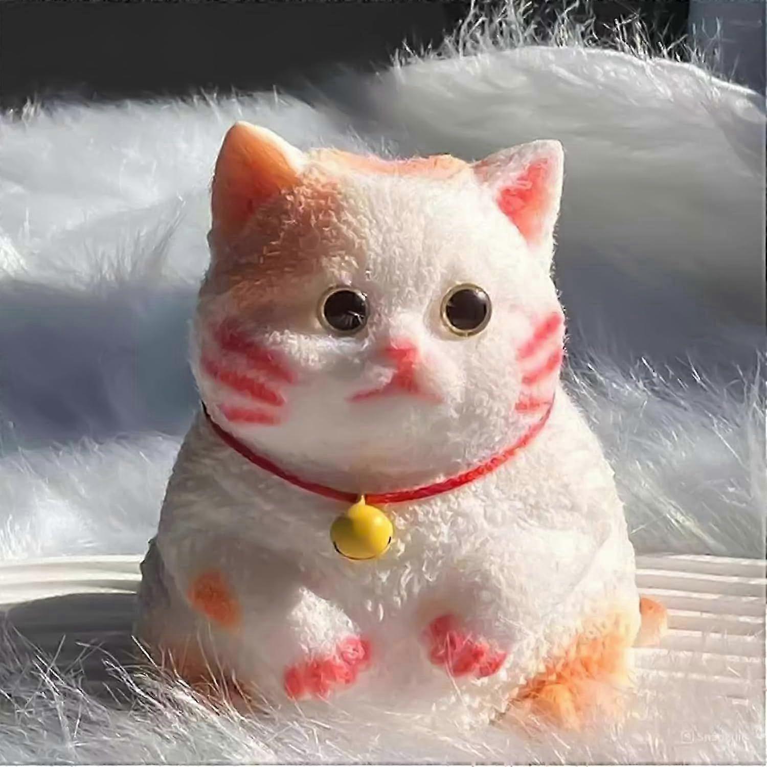 Large Crouching Cat Squishy Toy