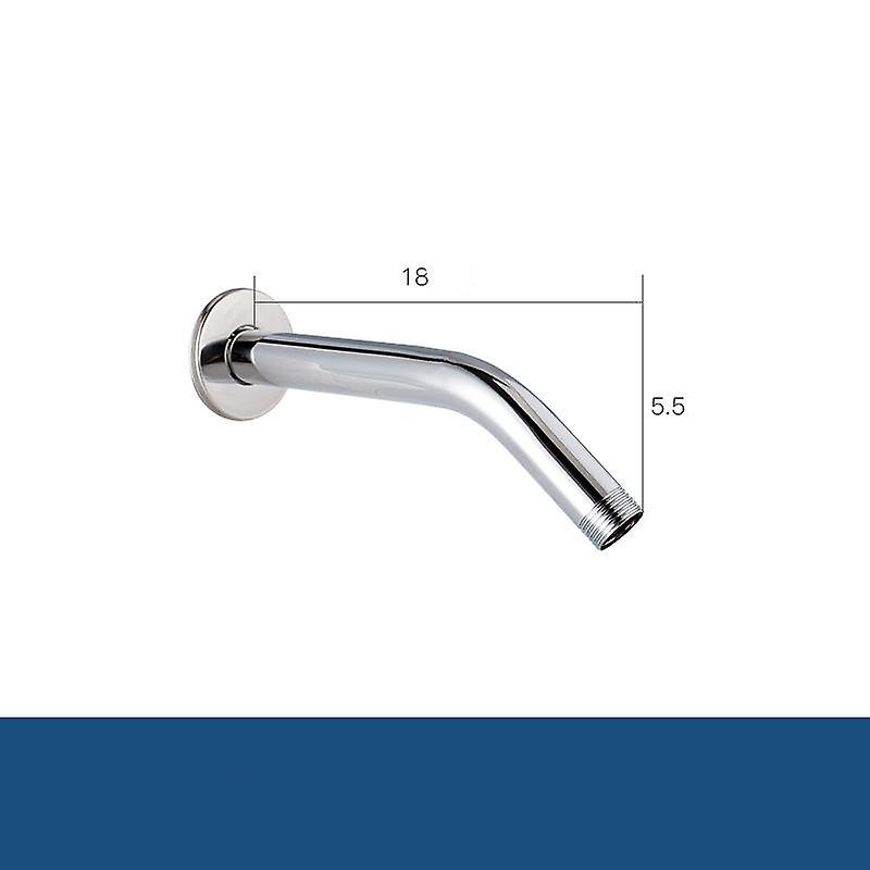 Shower Head Arm Wall Mounted Fixed Shower Head (total Electroplating Length Is 19cm)