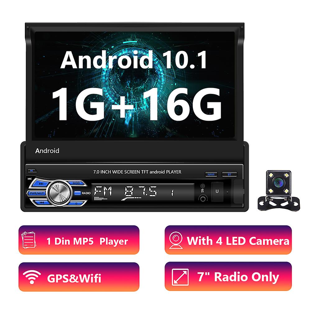 Ninesun Autoradio Android 1 Din 7 » Ecran rétractable Auto Multimédia Lecteur Vidéo Audio Stéréo GPS