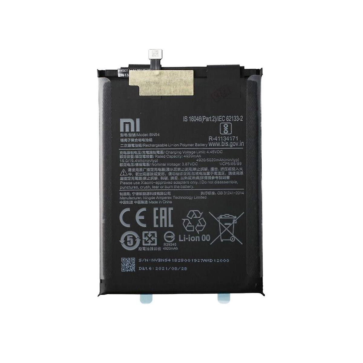 För Redmi Note 9 Batteri OEM