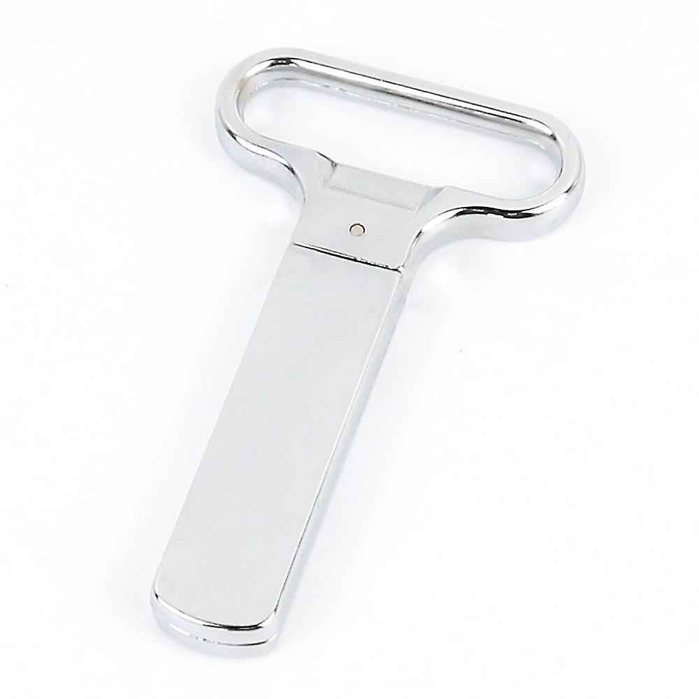 Wine Opener Corkscrew Wine Bottle Opener Two-prong Cork Puller(silver-black)